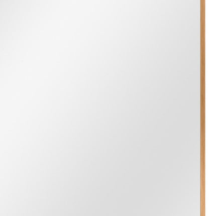 36" Gold Aluminum Framed Accent Mirror HomeRoots