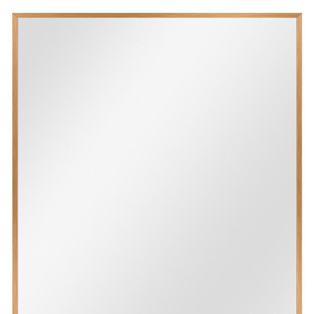 36" Gold Aluminum Framed Accent Mirror