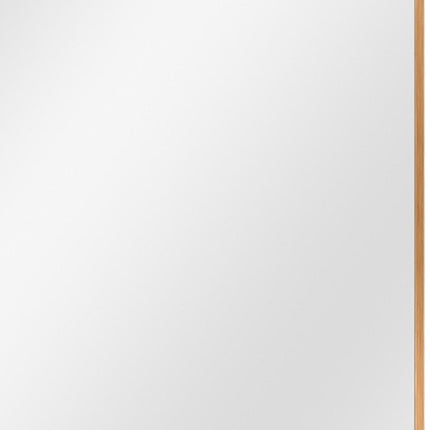 36" Gold Aluminum Framed Accent Mirror HomeRoots
