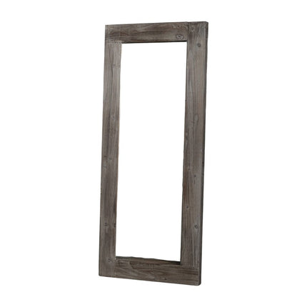 58" Dark Gray Solid Wood Freestanding Framed HomeRoots