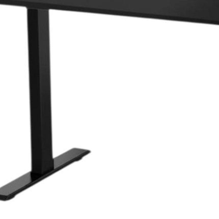 60" Adjustable Black Stainless Steel Standing Desk HomeRoots