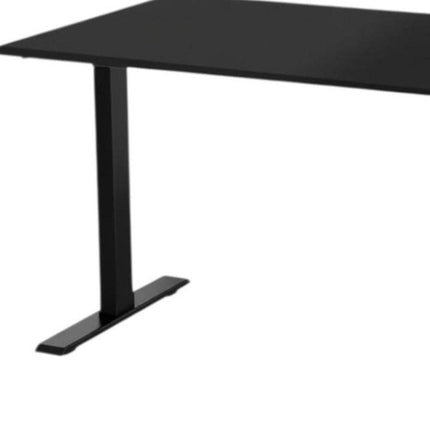 60" Adjustable Black Stainless Steel Standing Desk HomeRoots