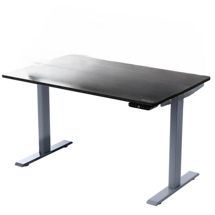 Adjustable Black and Gray Stainless Steel Rolling Standing Desk HomeRoots