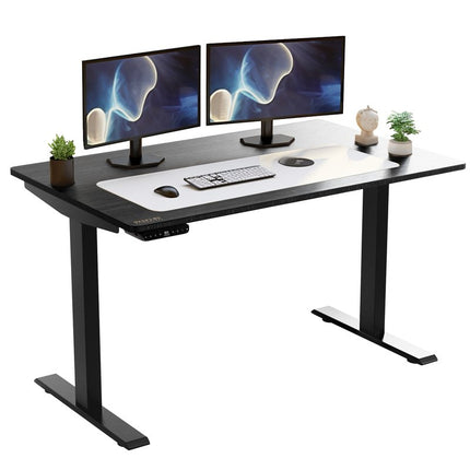 48" Adjustable Black Stainless Steel Computer Desk HomeRoots