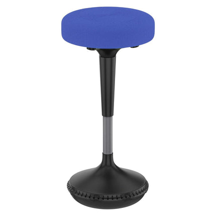 Blue and Black Adjustable Height Swivel Office Chair HomeRoots