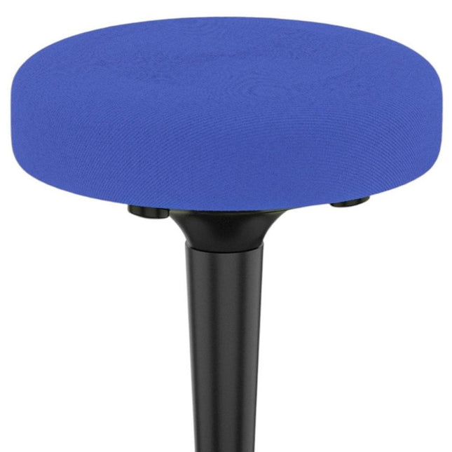 Blue and Black Adjustable Height Swivel Office Chair HomeRoots