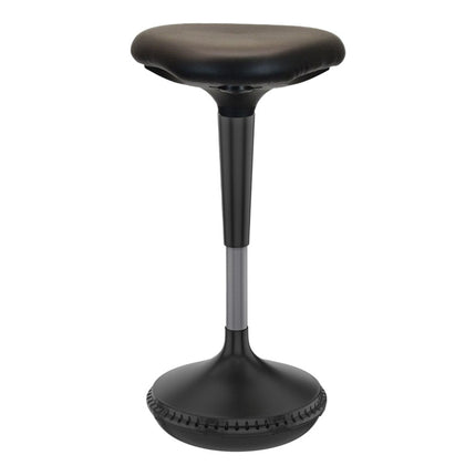 Black Adjustable Height Swivel Office Chair HomeRoots
