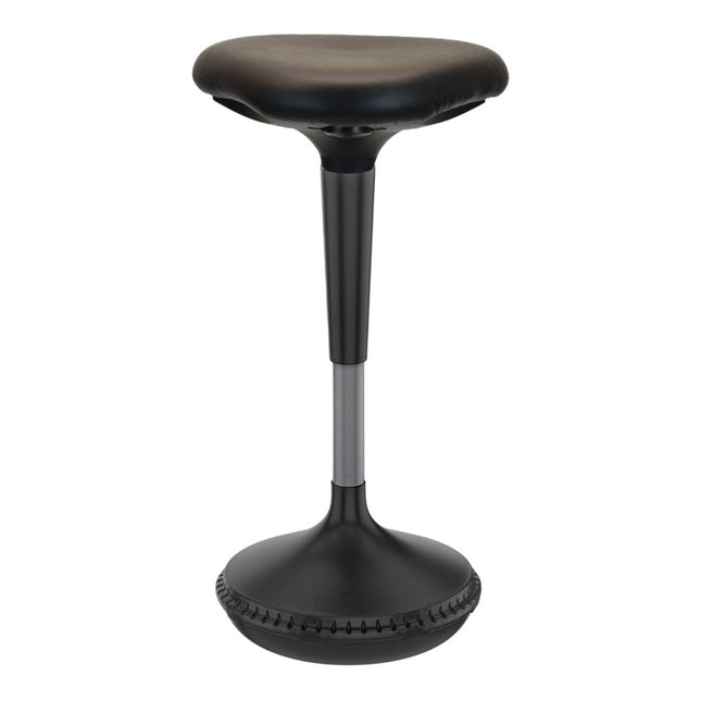 Black Adjustable Height Swivel Office Chair HomeRoots