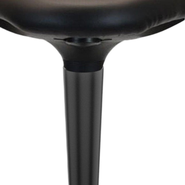 Black Adjustable Height Swivel Office Chair HomeRoots