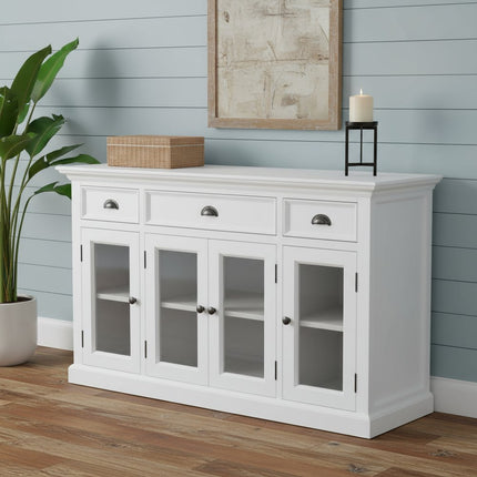Modern Farmhouse White Buffet Server HomeRoots