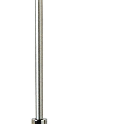 62" Floor Lamp With White Fabric Empire Shade HomeRoots