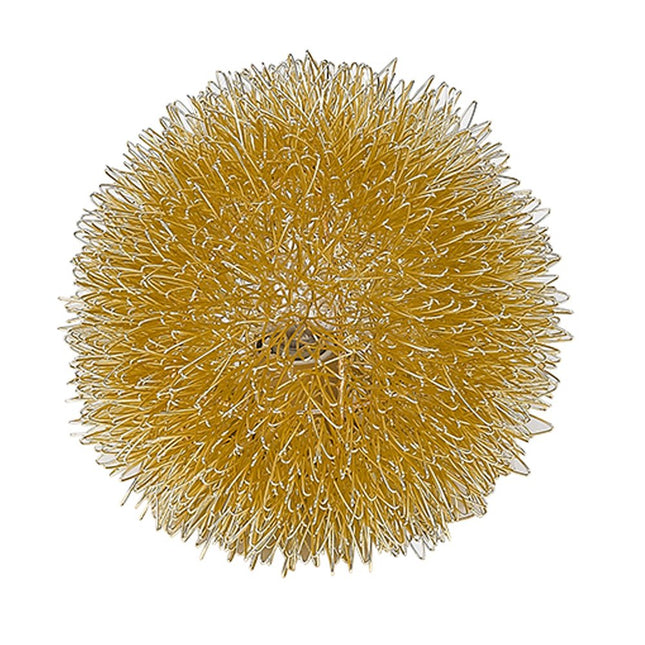 Gold Metal Sunburst Accent Wall Lamp HomeRoots