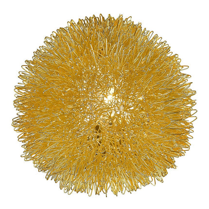 Gold Metal Sunburst Accent Wall Lamp HomeRoots