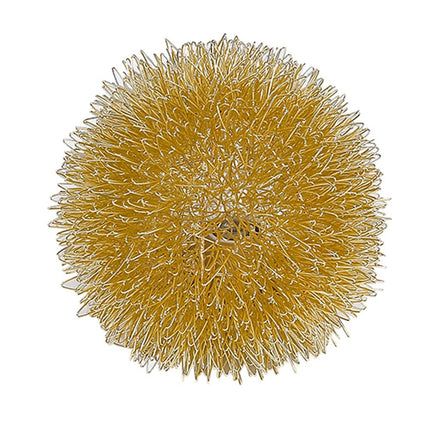 Gold Metal Sunburst Accent Wall Lamp HomeRoots