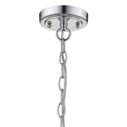 Dylan 3-Light Chrome Hanging Lantern HomeRoots