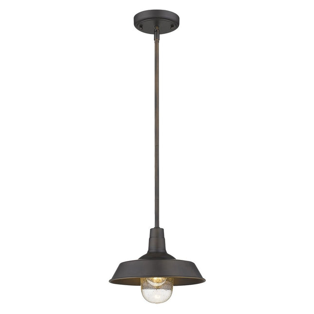 Antique Bronze Shallow Plate Adjustable Pendant Light HomeRoots