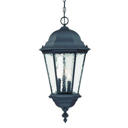 Telfair 3-Light Matte Black Hanging Light HomeRoots