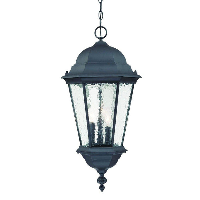 Telfair 3-Light Matte Black Hanging Light HomeRoots