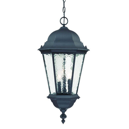 Telfair 3-Light Matte Black Hanging Light HomeRoots