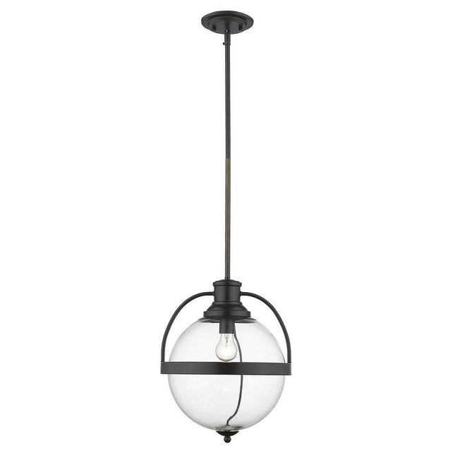 Kassian 1-Light Oil-Rubbed Bronze Pendant HomeRoots