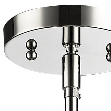 Silver Minimalist Cylindrical Hanging Light HomeRoots