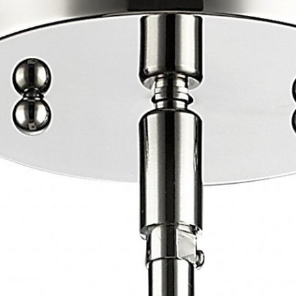 Silver Minimalist Cylindrical Hanging Light HomeRoots