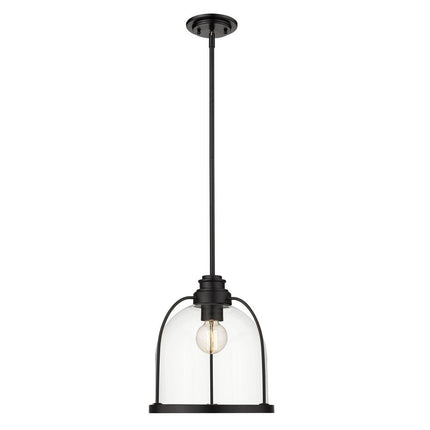 Stanton 1-Light Matte Black Pendant HomeRoots