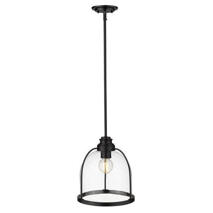 Stanton 1-Light Matte Black Pendant HomeRoots