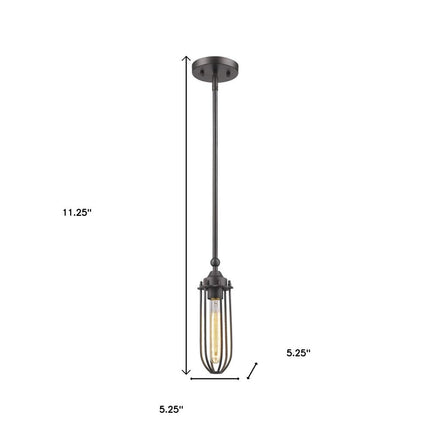 Modern Bronze Mini Pendant Hanging Light HomeRoots