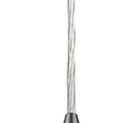 Narrow Silver Hanging Light with Glass Studs HomeRoots