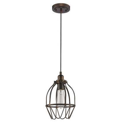 Antique Bronze Wire Pendant Hanging Light HomeRoots