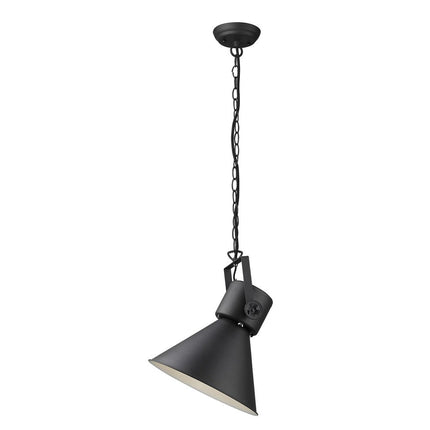 Crew 1-Light Matte Black Pendant HomeRoots