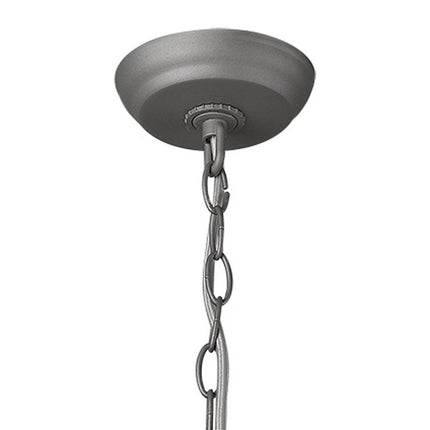 Gray Metal One Light Cone Hanging Pendant Light HomeRoots