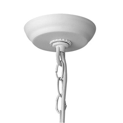 Crew 1-Light White Pendant HomeRoots