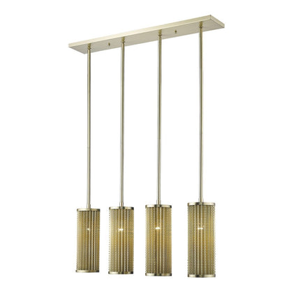 Basetti 4-Light Gold Pendant HomeRoots