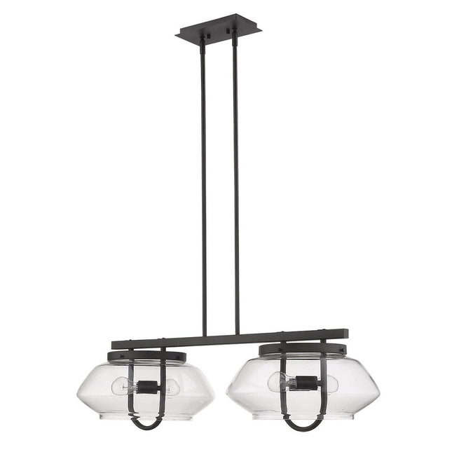 Garner 4-Light Oil-Rubbed Bronze Island Pendant HomeRoots