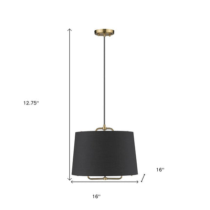 Lamia 1-Light Gold Mini Pendant HomeRoots