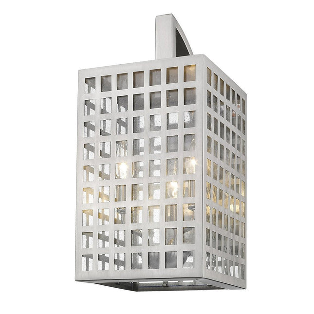 Letzel 3-Light Satin Nickel Wall Light HomeRoots
