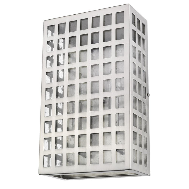 Letzel 2-Light Satin Nickel ADA Wall Sconce HomeRoots