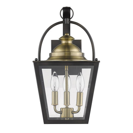 Savannah 3-Light Oil-Rubbed Bronze Wall Light HomeRoots