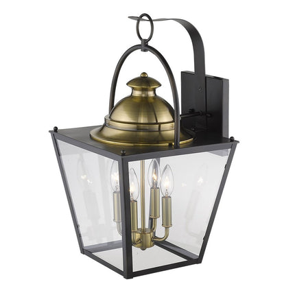 Savannah 4-Light Oil-Rubbed Bronze Wall Light HomeRoots