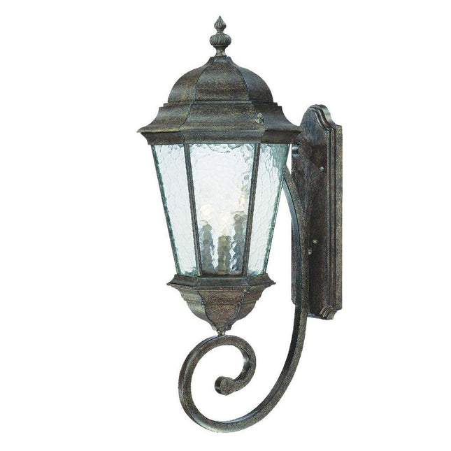 Telfair 3-Light Black Coral Wall Light HomeRoots
