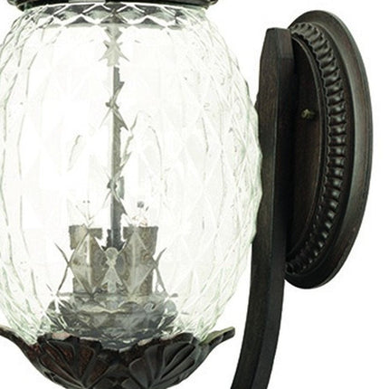 Lanai 3-Light Black Coral Wall Light HomeRoots