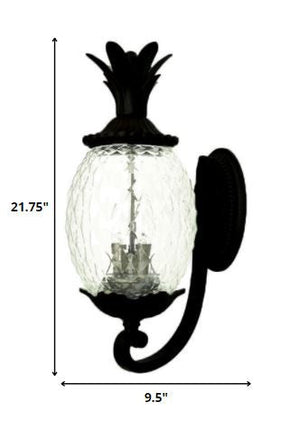 Lanai 3-Light Matte Black Wall Light HomeRoots
