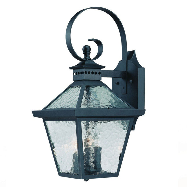 Bay Street 3-Light Matte Black Wall Light HomeRoots