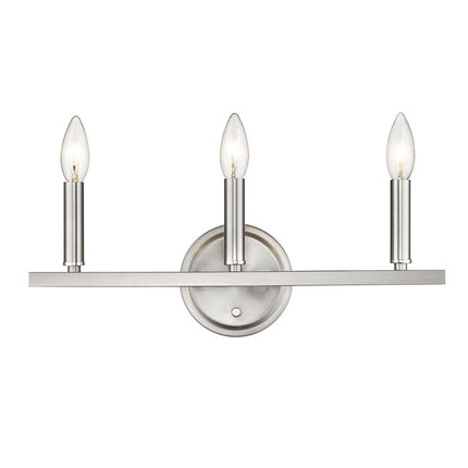 7" Silver Metal Vanity Flush Mounted Sconce HomeRoots