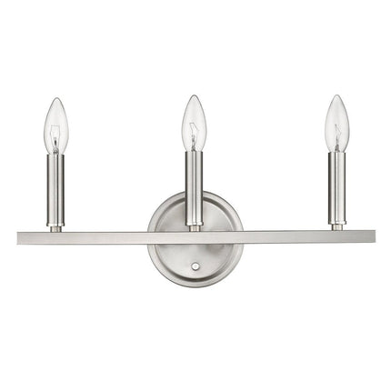7" Silver Metal Vanity Flush Mounted Sconce HomeRoots