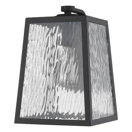 Hirche 1-Light Matte Black Wall Light HomeRoots