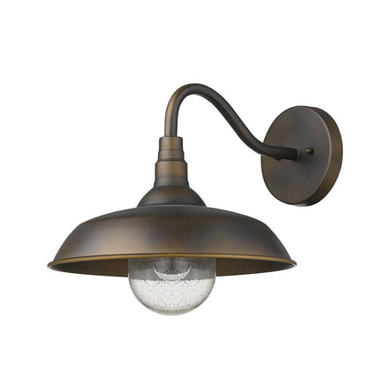 Burry 1-Light Oil-Rubbed Bronze Wall Light HomeRoots