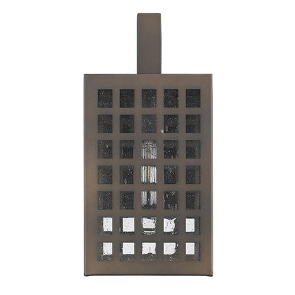 Letzel 1-Light Oil-Rubbed Bronze Wall Light HomeRoots
